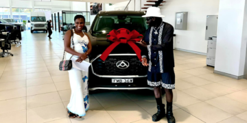 South Sudanese Star Silver X and Wife Celebrate New Car Purchase